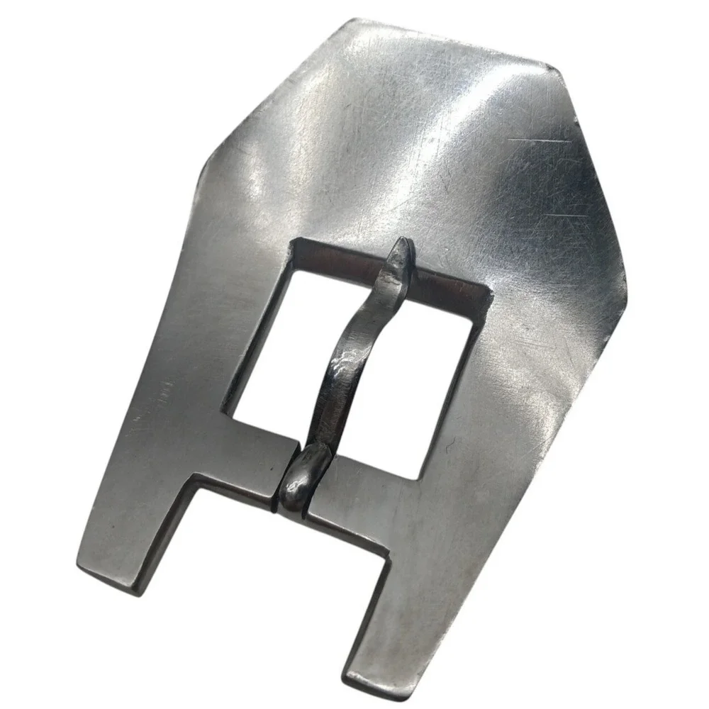 Cowgirl Western Engraved‎ Silver Tone 2